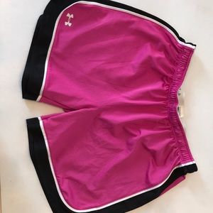 Pink Girls Under Armour Shorts